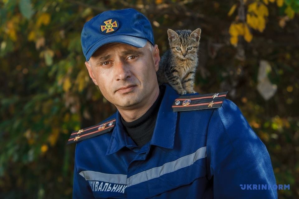 Акція українських рятувальників на підтримку тварин: фото крутіші, ніж у австралійських пожежних