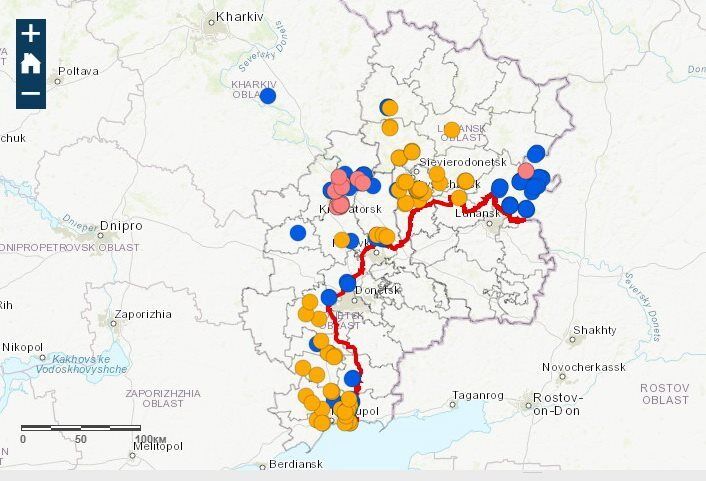 Карта минных полей Донбасса: военные показали опасные места