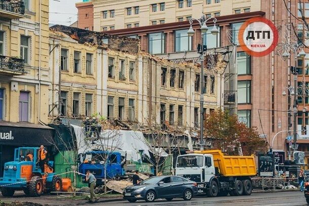 ''Труп'' знаменитої будівлі в центрі Києва шокував мережу: фото