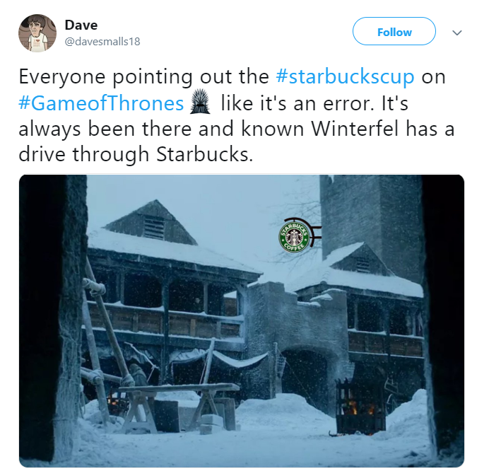 Стаканчик Starbucks Дейенеріс породив повальні меми. Фото і відео