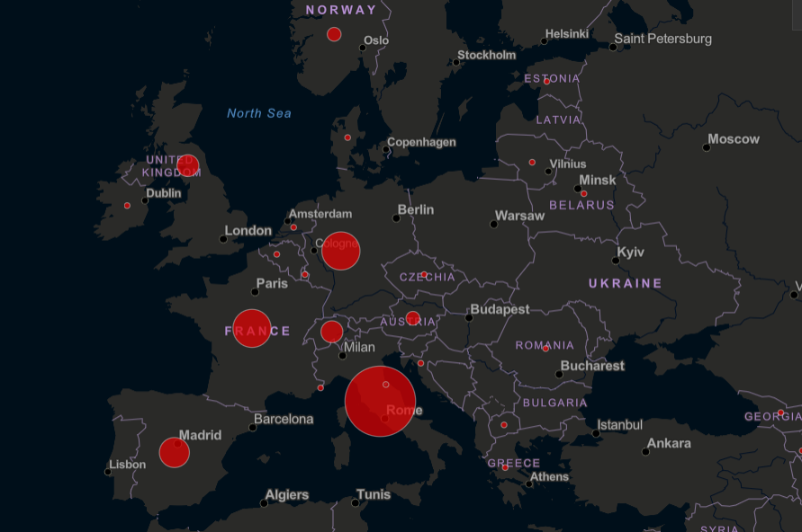 Коронавирус в Беларуси, России и Украине: карта и последние данные