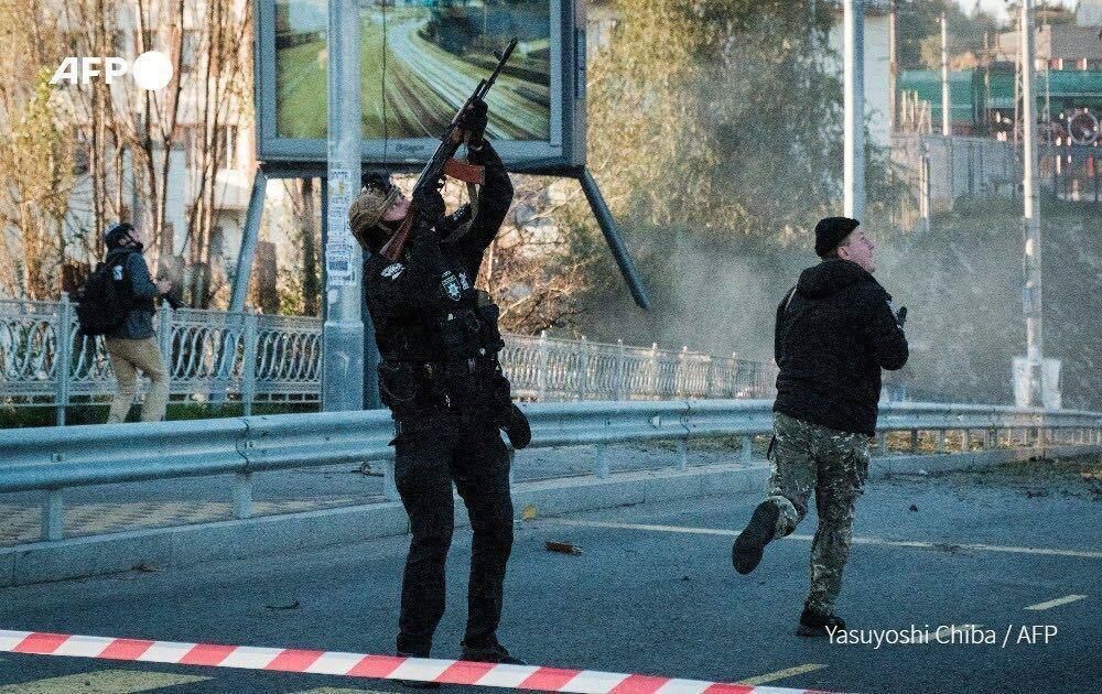 Дроны-камикадзе атаковали Киев 17 октября