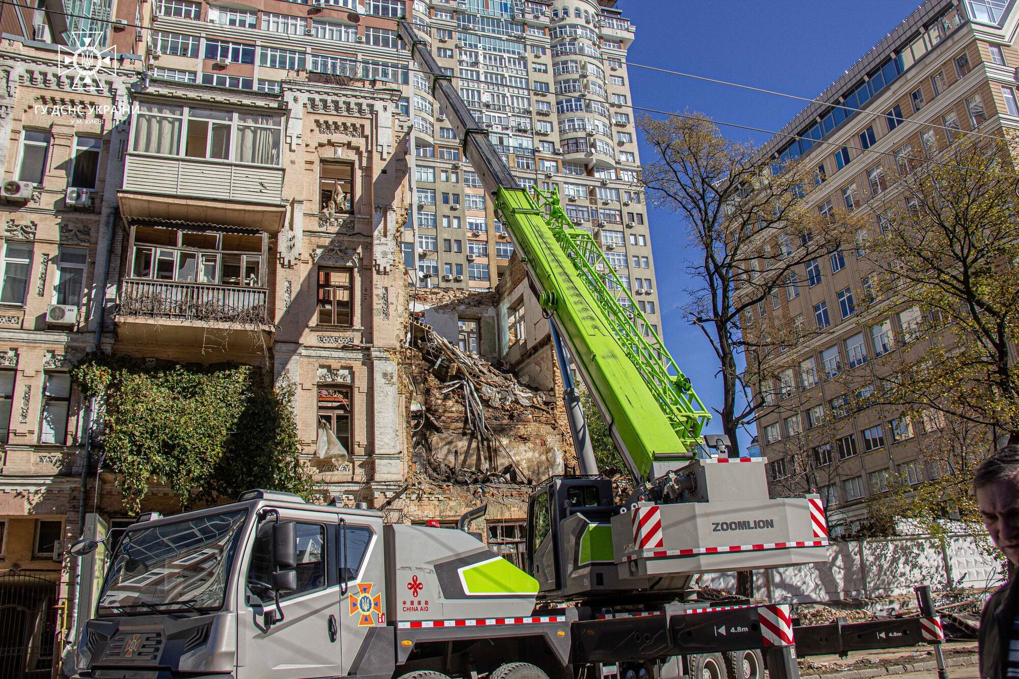 В Киеве завершили разбор завалов разрушен дроном дома