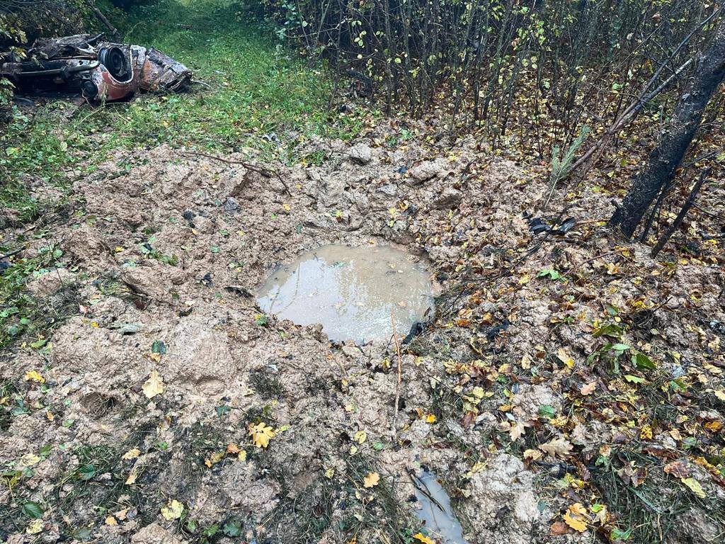 В районі села Шестовиця на Чернігівщині у лісі знайшли тіла 4 загиблих грибників та автомобіль, який, імовірно, підірвався на міні окупантів.