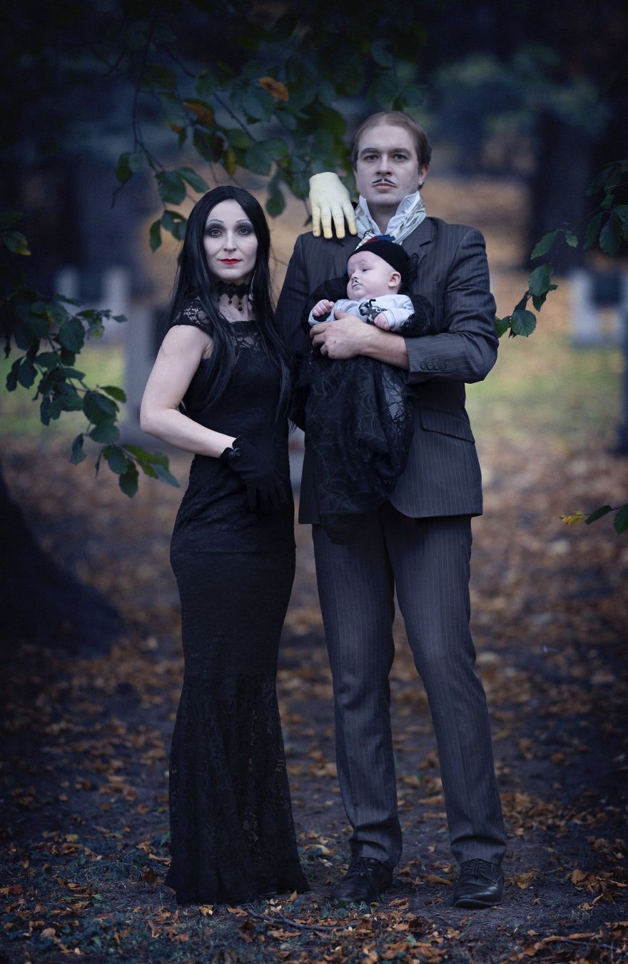 Семейка Аддамс - Хэллоуин 2022 - костюмы на хеллоуин