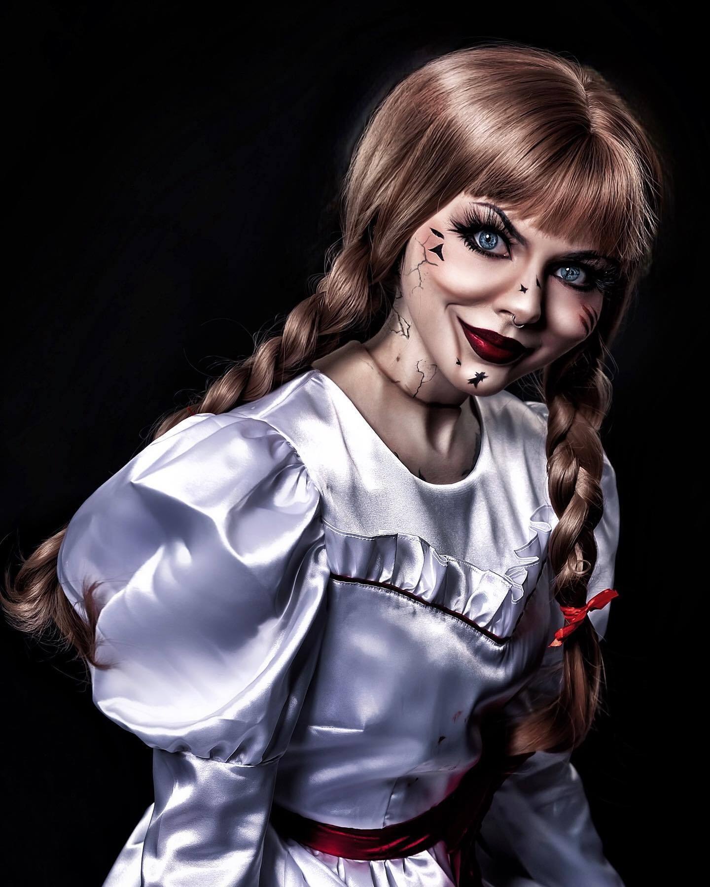 Кукла Аннабель - женский образ на Хэллоуин