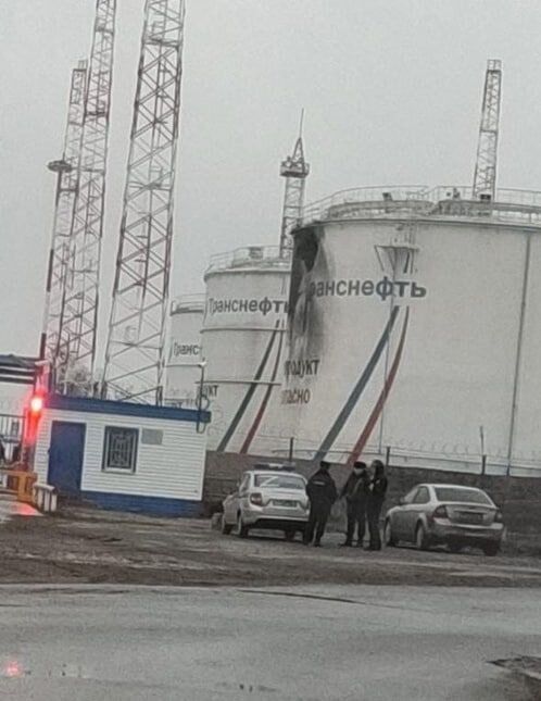Вибух на нафтобазі в селі Сталевий Кінь - новий росії - атака безпілотників