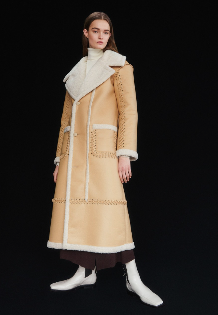 Модные тренды зимы 2023 - какое пальто купить сезона осень зима - стильная дубленка