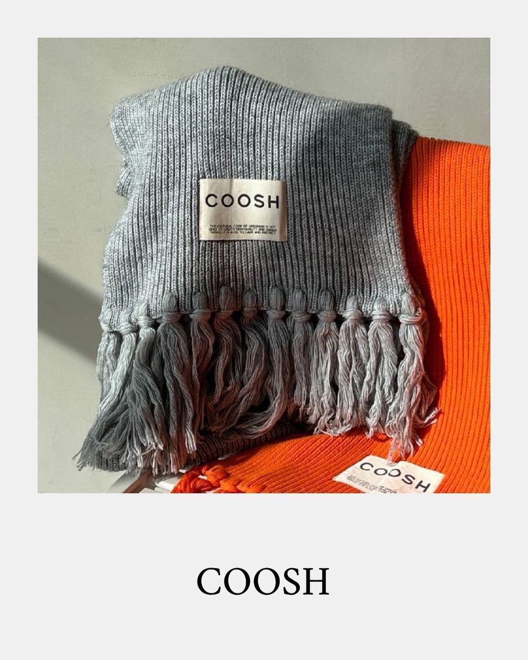 Стильный шарф на зиму от COOSH - модные тренды зимы 2023