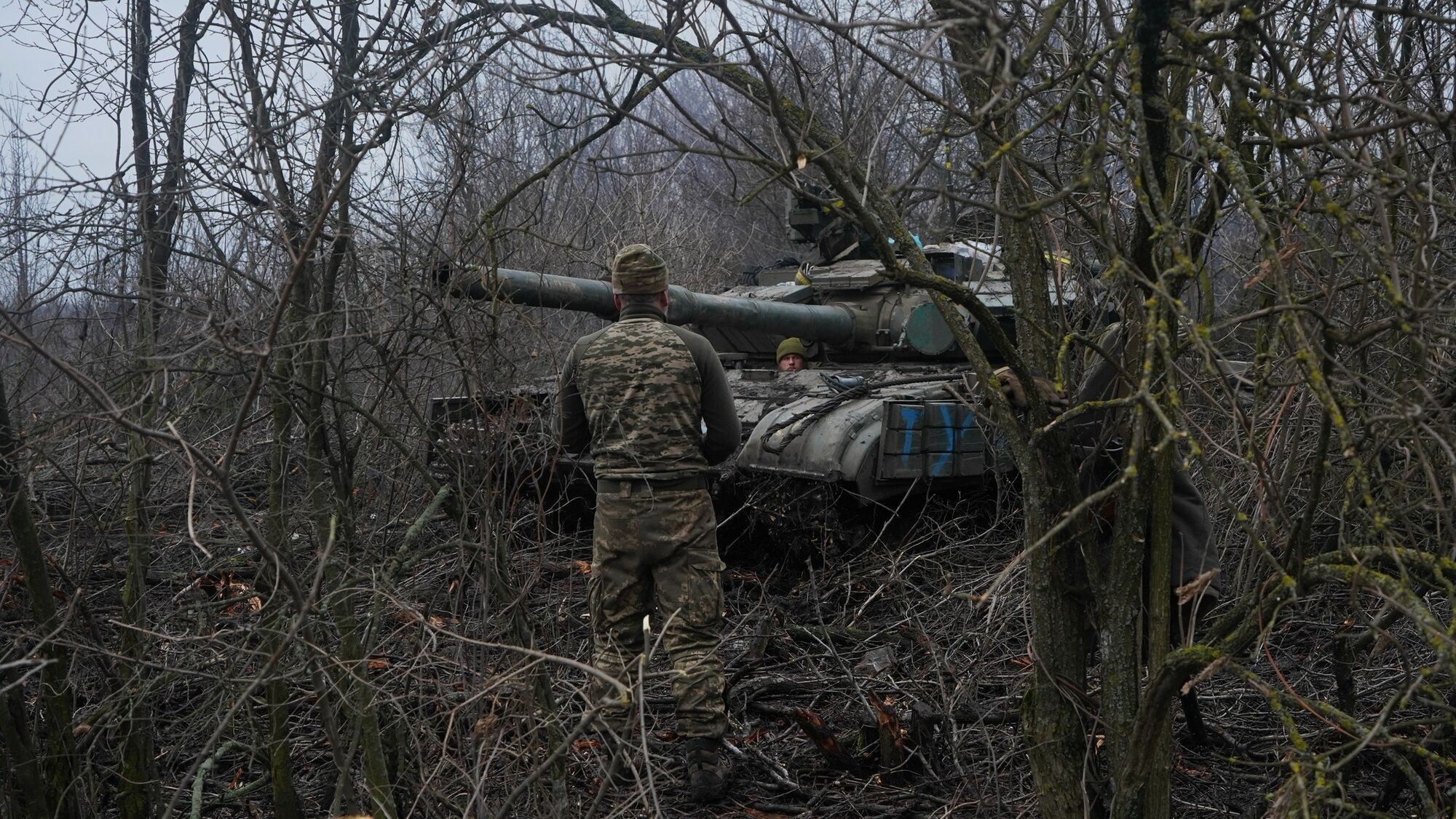 Танковый экипаж рыцарей Зимнего похода - война в Украине