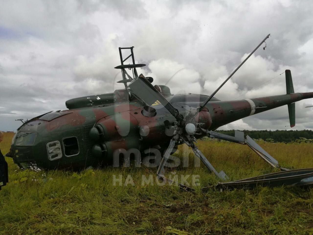 Під Санкт-Петербургом розбився російський гелікоптер Мі-8