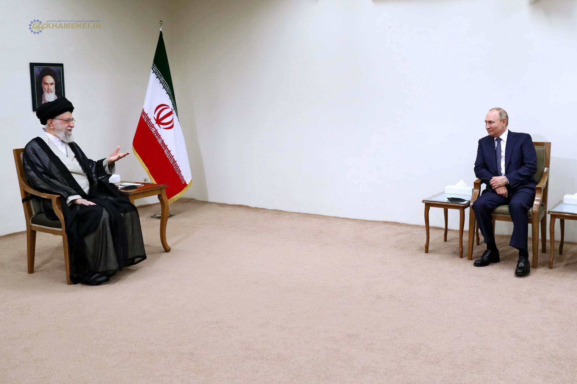 Али Хаменеи и Владимир Путин