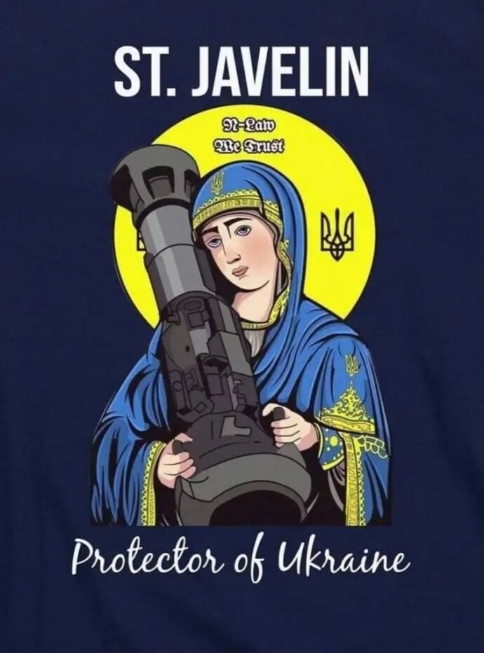 ''Святий Javelin - захисник України''