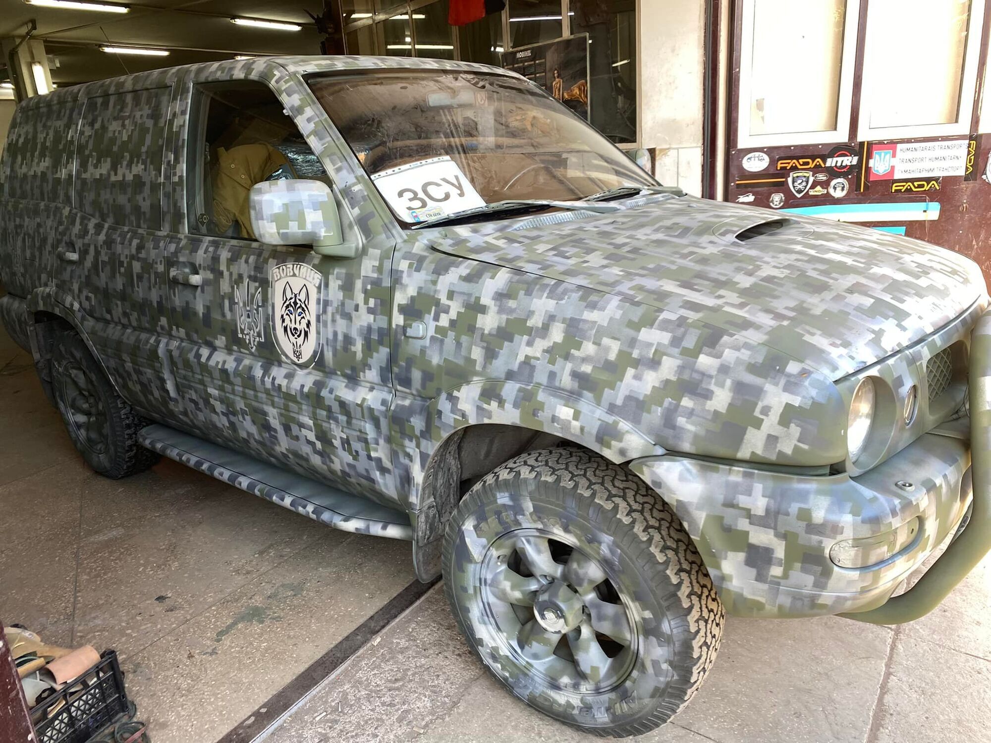 Благотворительная организация ''Волчица'' отправила бойцам на передовую автомобили