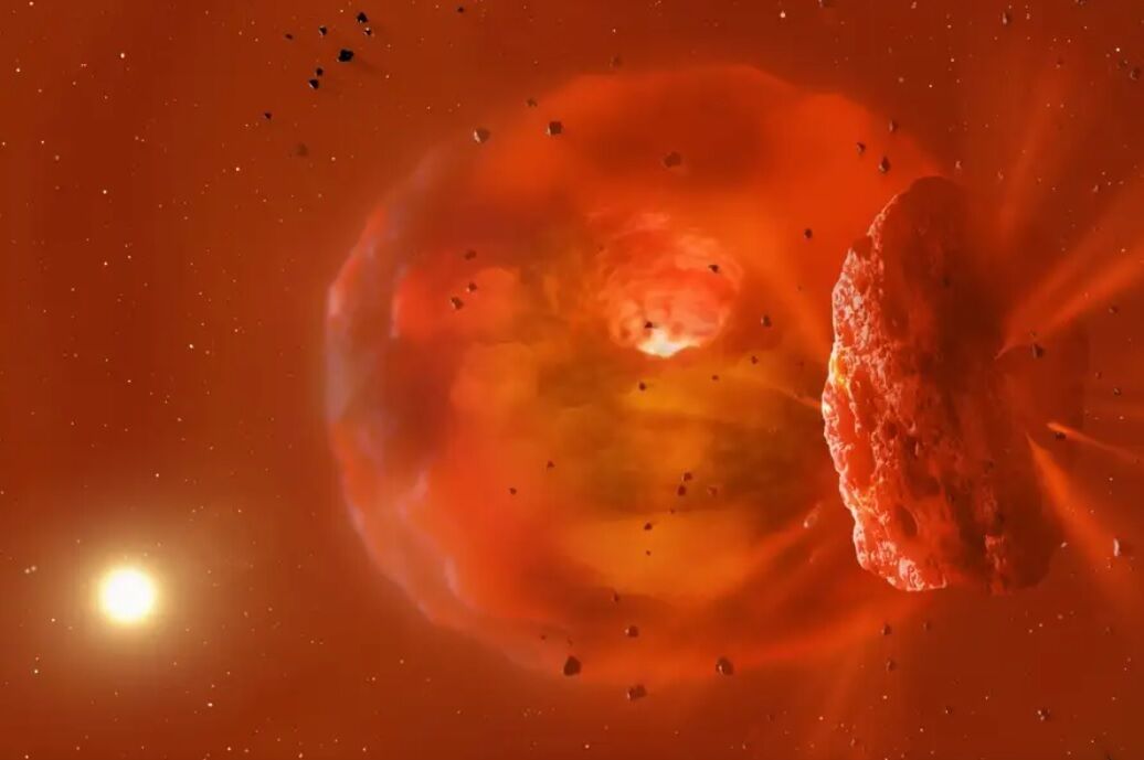 Через зіткнення двох гігантських планет у космосі з'явився ''пончик'' (фото)
