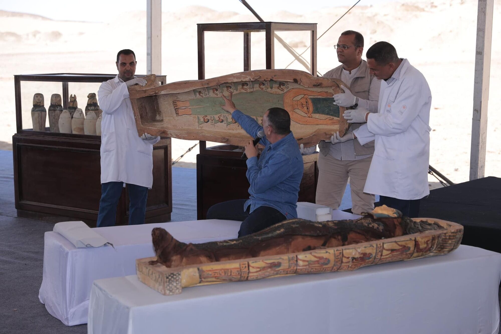 У Єгипті знайшли ''святкову'' труну з мумією доньки первосвященника, якій 3000 років (фото)