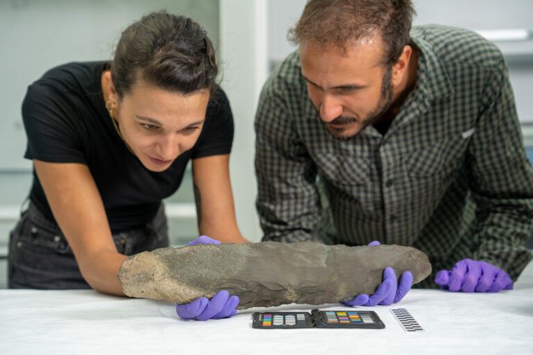 В Саудовской Аравии обнаружили гигантский ручной топор возрастом 200 000 лет (фото)