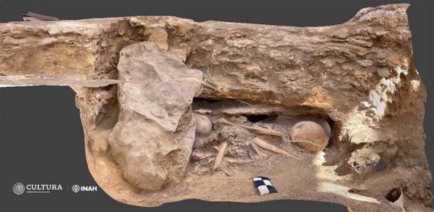 Tomb of warrior-trader Mixtec excavated in Mexico (photo)