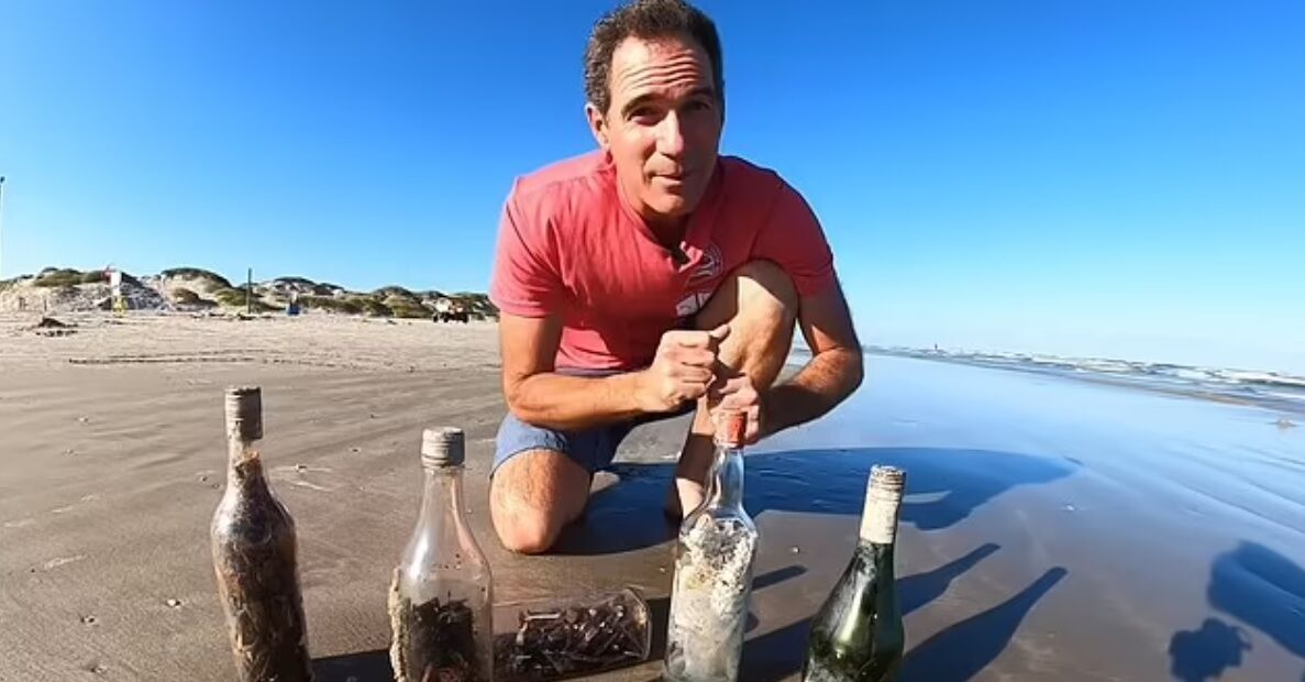 На узбережжі Мексиканської затоки знаходять ''відьомські пляшки'': чому їх небезпечно чіпати (відео)