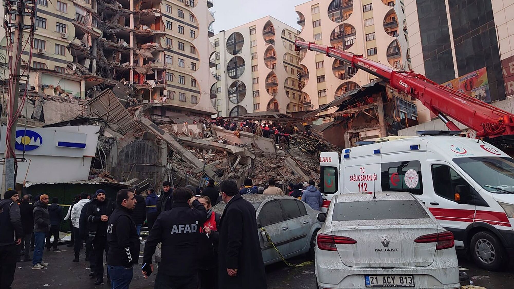 Мощное землетрясение в Турции