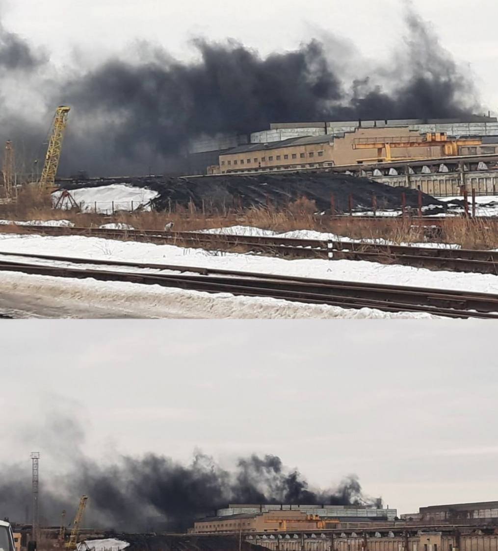Yaroslavl Motor Plant - fire today
