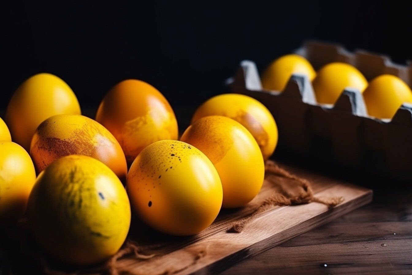 Як пофарбувати яйця куркумою - як зробити крашанки