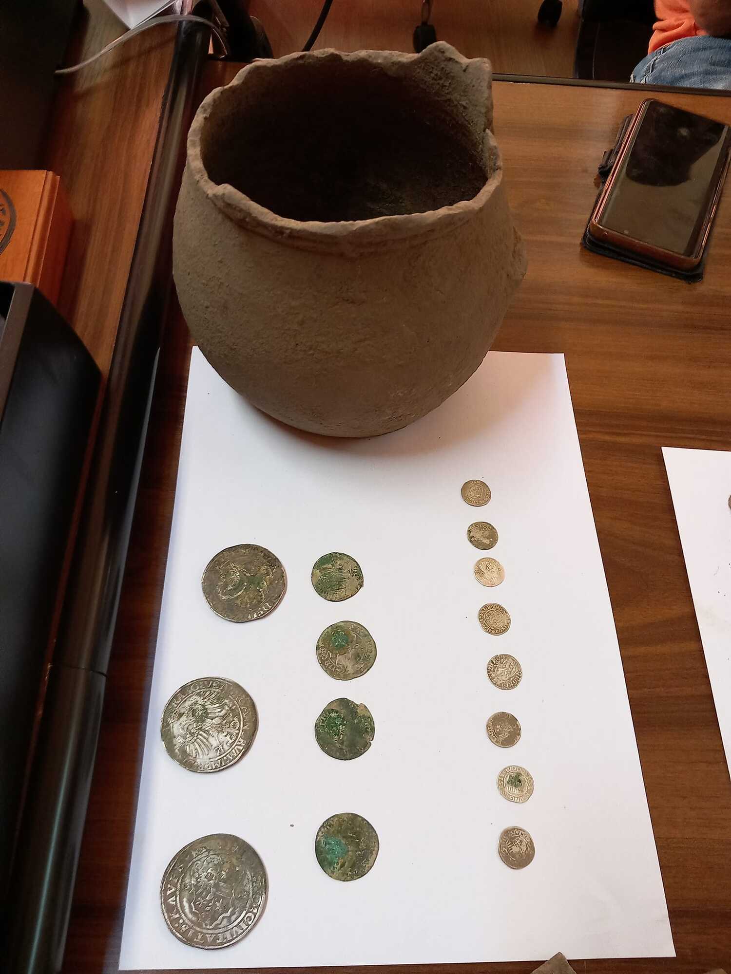 In Romania, metal detectors found a treasure with medieval coins in the forest (photo)