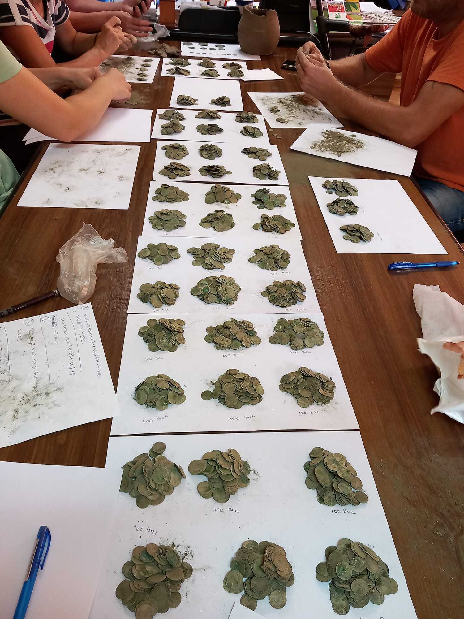 In Romania, metal detectors found a treasure with medieval coins in the forest (photo)