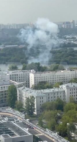 В Москве беспилотник атаковал территорию возле Карамишевского гидроузла (видео)