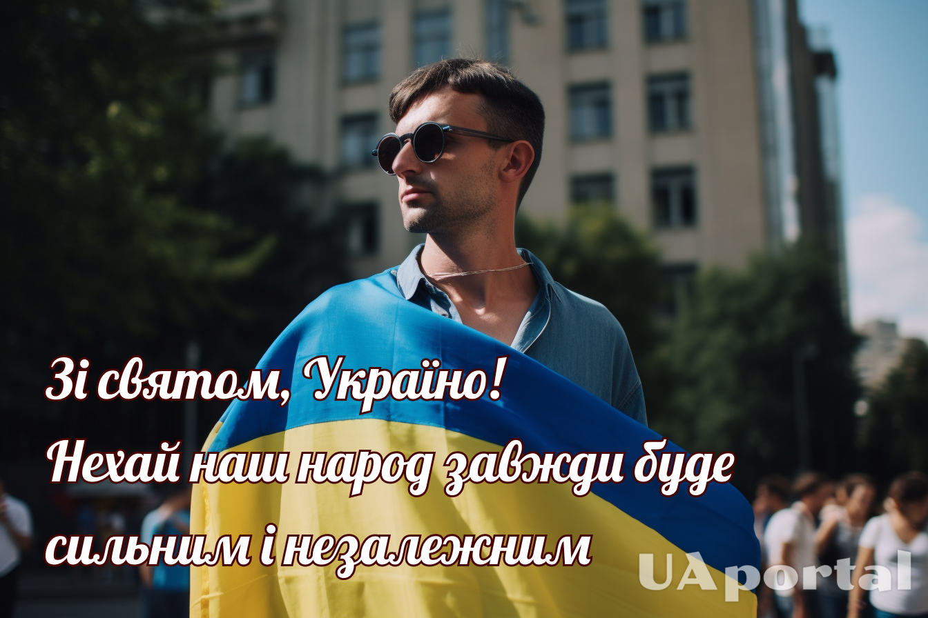 Найкращі короткі вітання з Днем Незалежності українською мовою та гарні листівки 