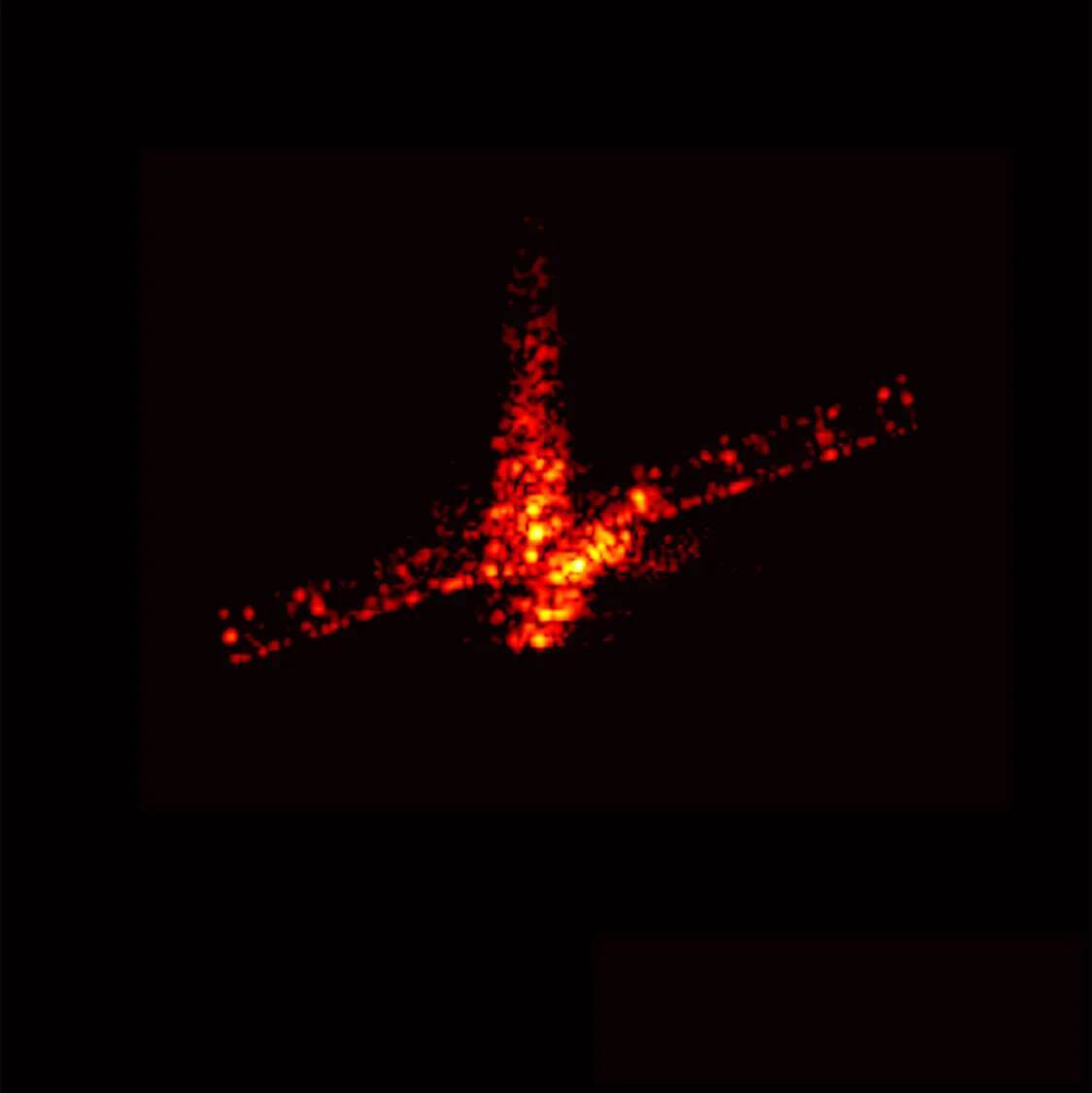 Ученые показали изображение погибшего в огне спутника, войдя в атмосферу Земли на скорости 43 тыс. км\ч