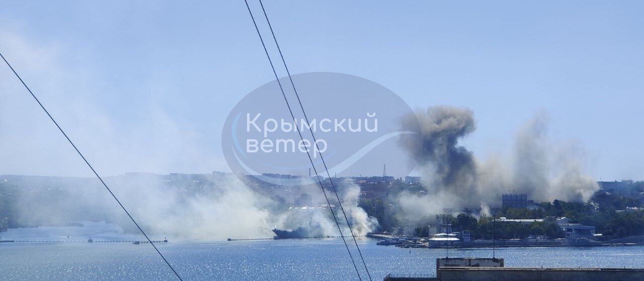 Окупанти підтвердили удар по штабу Чорноморського флоту рф в Криму (відео)