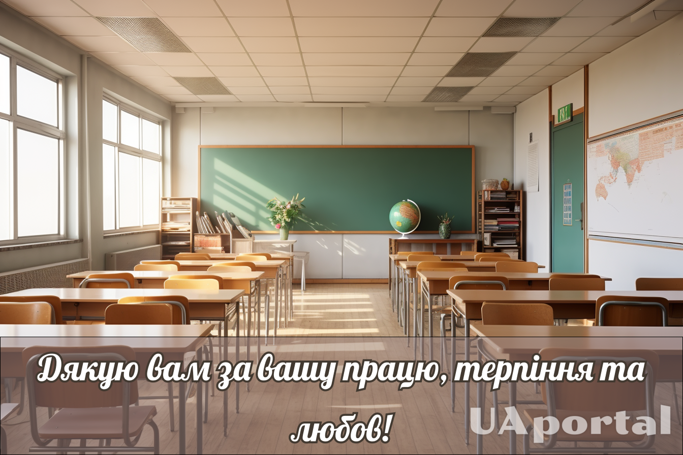 День учителя в Украине 2024 поздравление учителю на украинском языке