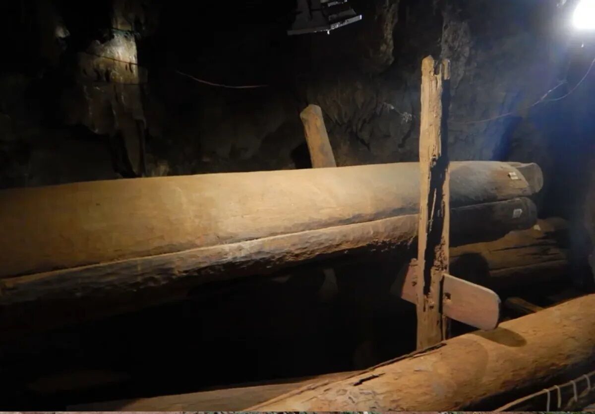 Mysterious giant wooden coffins on stilts 2300 years old found in Thailand (photo)