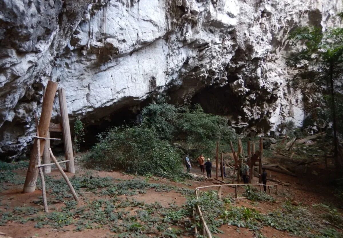 Mysterious giant wooden coffins on stilts 2300 years old found in Thailand (photo)