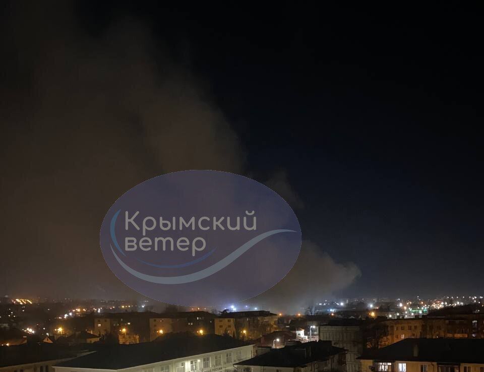 В Крыму Силы обороны атаковали военную часть оккупантов и нефтебазу в Гвардейском (фото и видео)
