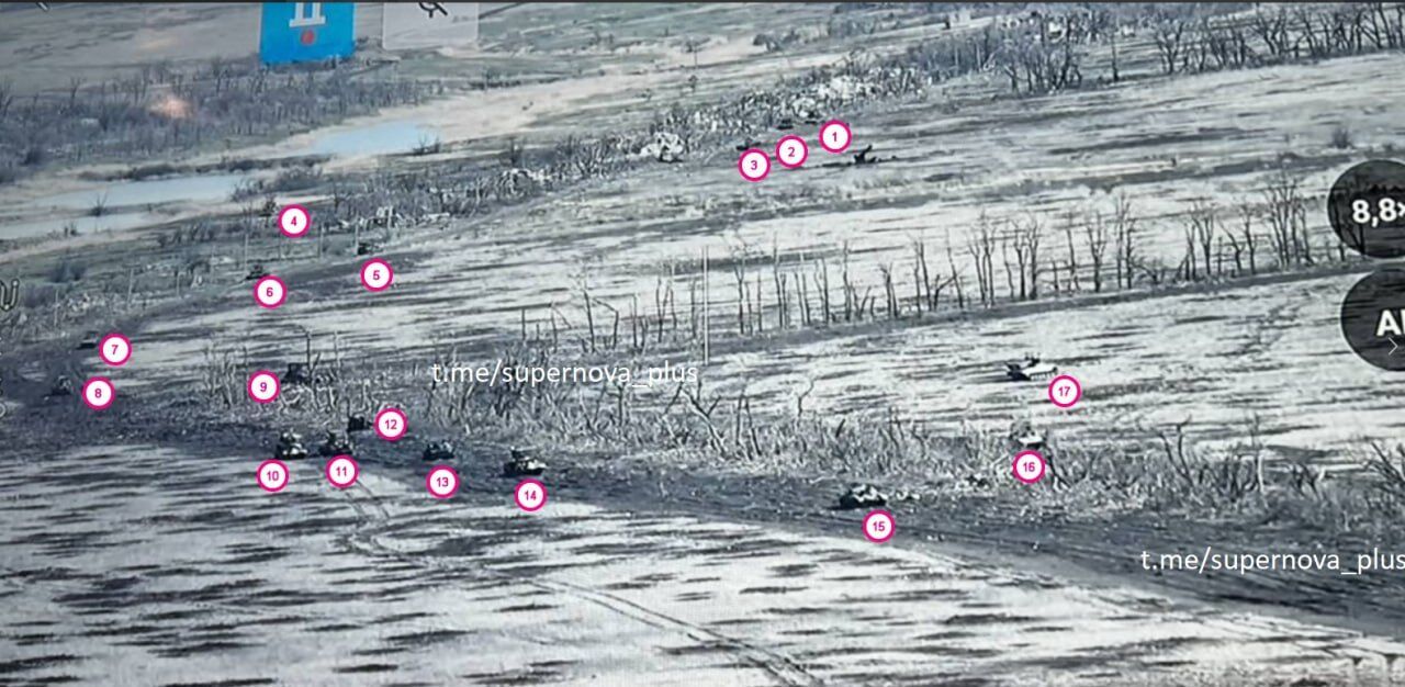 Наступление захлебнулось: на Авдеевском направлении враг потерял за сутки 12 танков и 8 БМП (фото и видео)