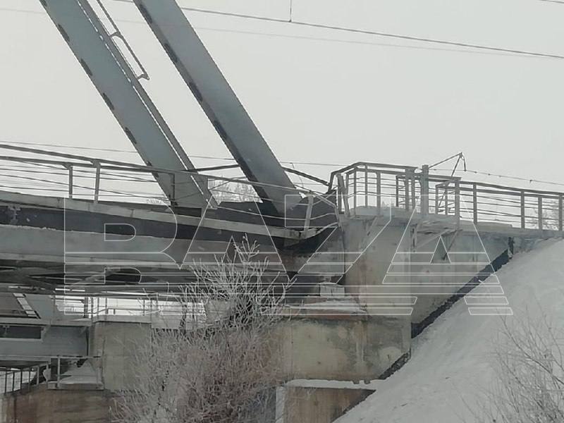 В ГУР подтвердили взрыв на железнодорожном мосту в Самарской области, которым оккупанты переправляли вооружение (фото)