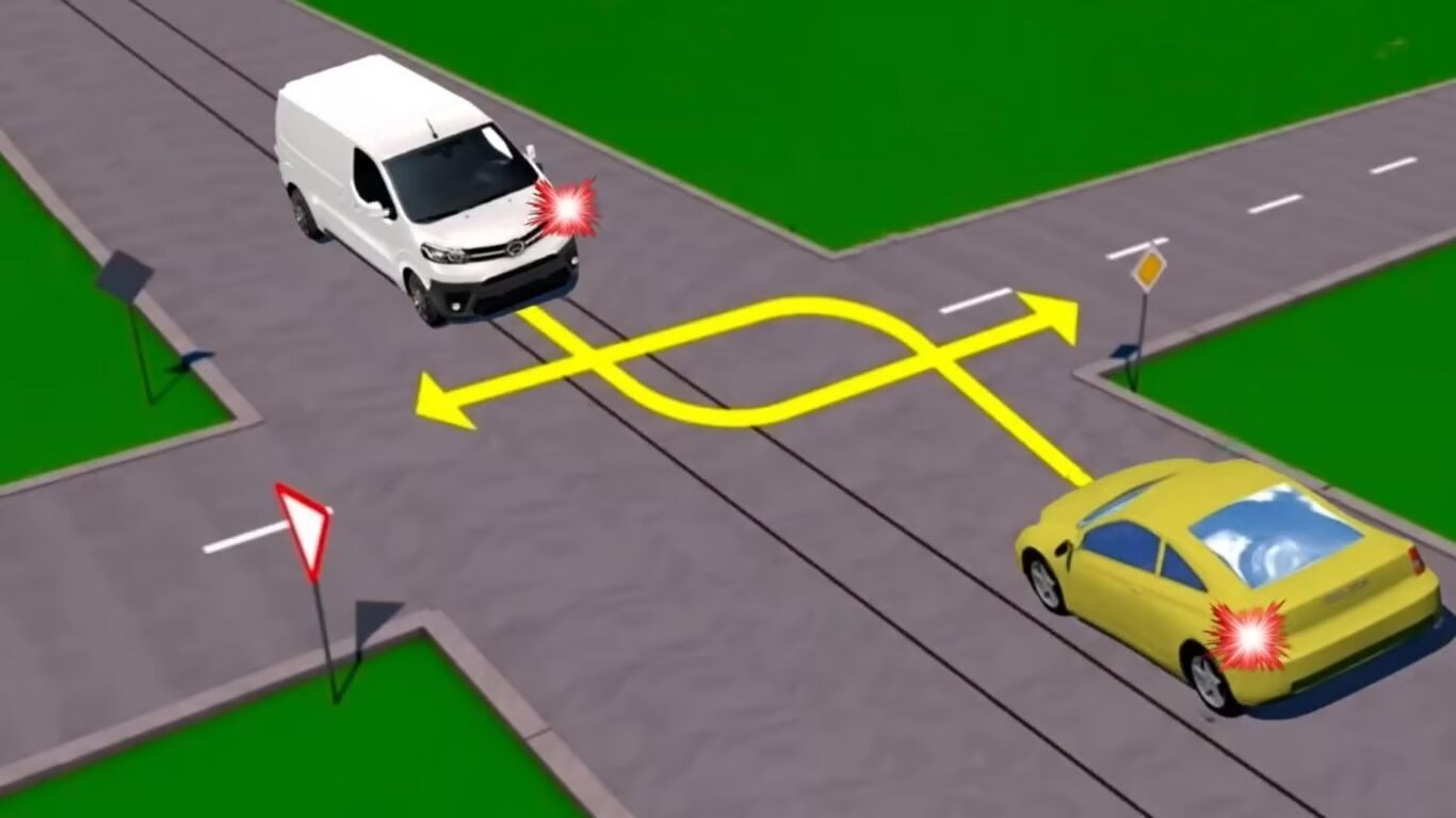 Хто з автомобілістів обрав правильну траєкторію для повороту: хитрий тест з ПДР