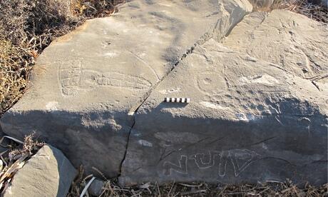 В Греции обнаружили 2500-летнее эротическое граффити, вырезанное на скале (фото)