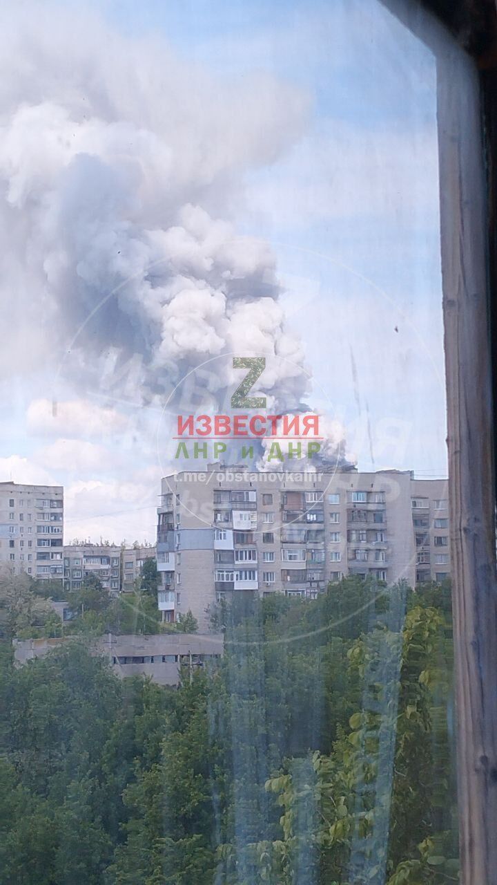 В Краснодоне в Луганской области произошел прилет по штабу оккупантов (фото, видео)