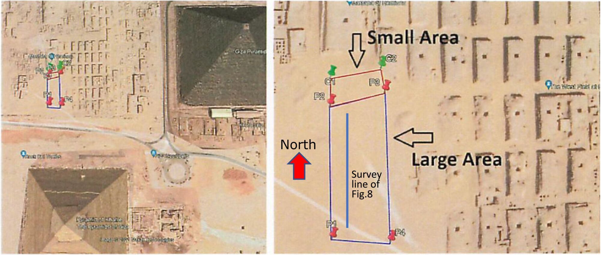 Возле пирамид Гизы нашли аномалии и загадочные структуры (фото)