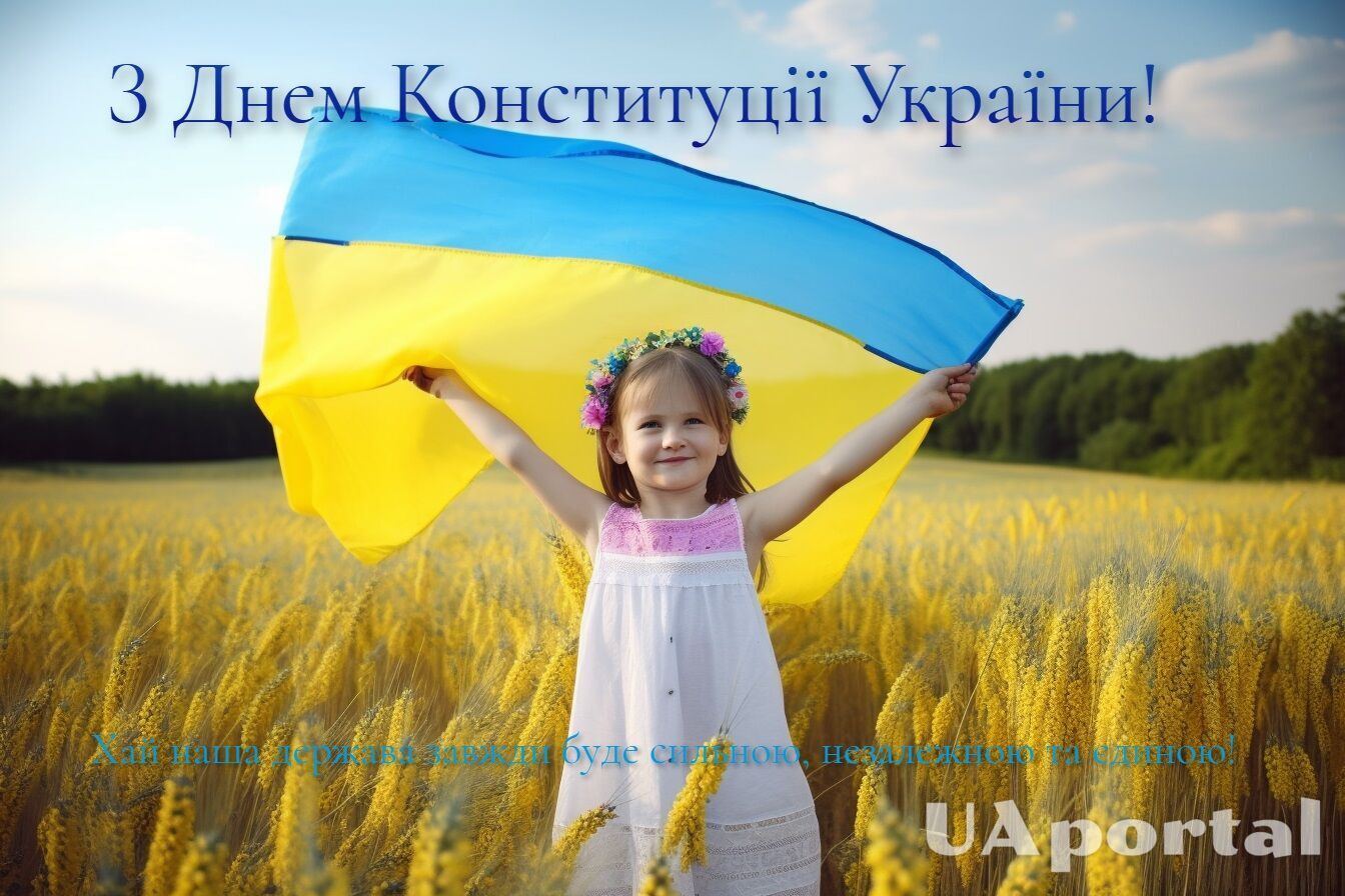 День Конституції України 2024: кращі привітання українською та листівки до свята