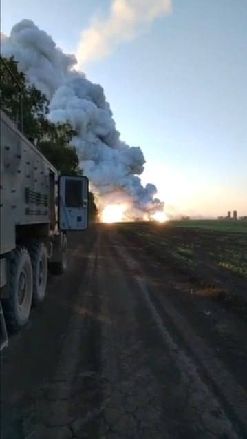 Photos and video of the destruction of the Russian air defense system S-300/400 in the territory of the Belgorod region of the Russian Federation appeared