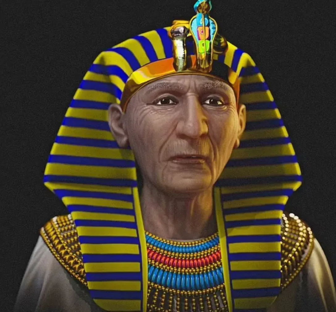 Ученые воссоздали лицо самого могущественного фараона Древнего Египта незадолго до смерти (фото)