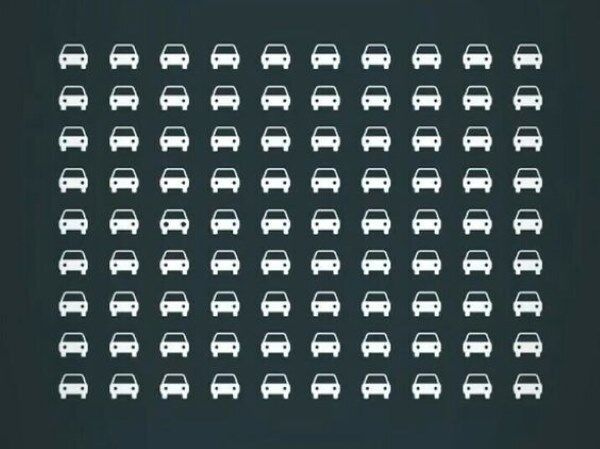 Только 1 из 10 может найти автомобиль-самозванец на картинке: головоломка на внимательность