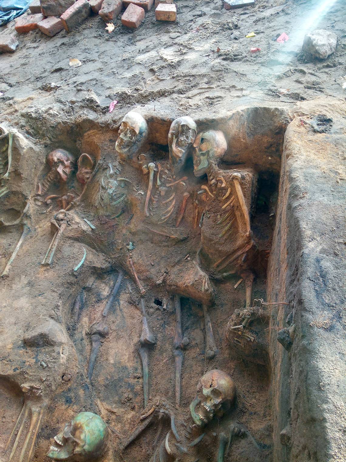 Victims of the Black Death: Thousands of green skeletons found in Germany (photos)