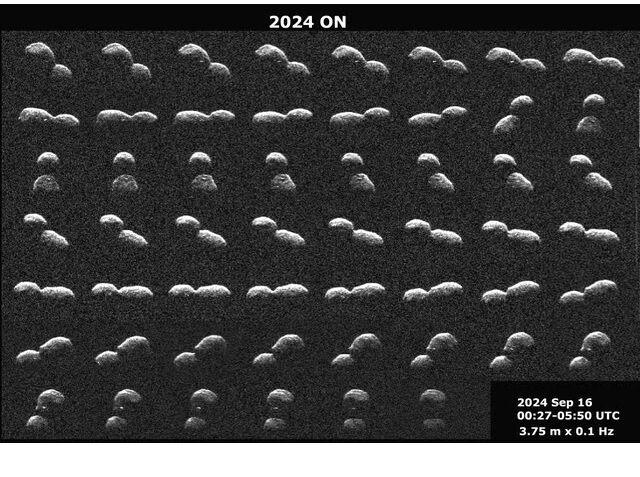 Радар NASA зафиксировал потенциально опасный астероид: похож на снеговика (фото)