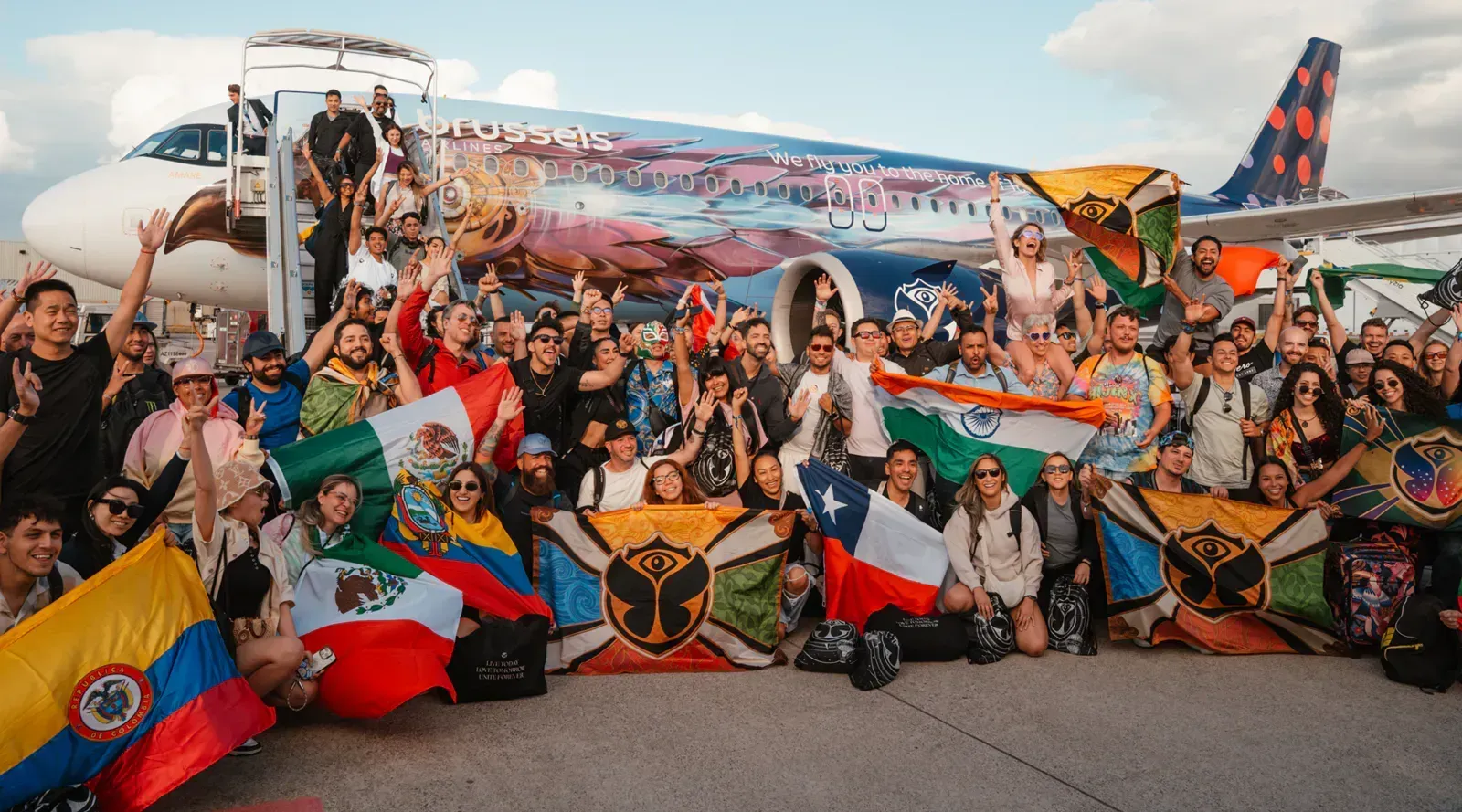 Brussels Airlines розширює можливості подорожей для відвідувачів Tomorrowland 2025