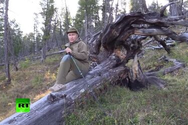 Путин показал видео о том, чем он занимался с другом в лесу